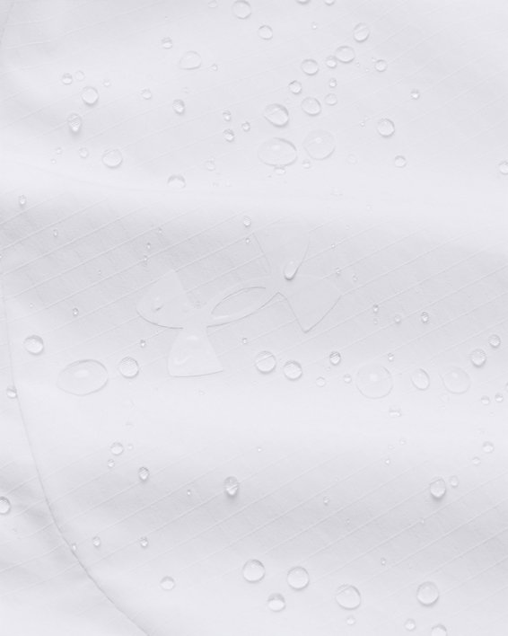 Men's UA Woven Windbreaker Jacket, White, pdpMainDesktop image number 4